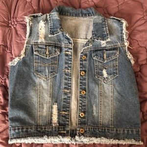 Denim vest